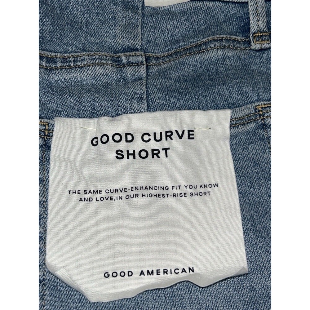 NWT Good American Good Curve High Rise Denim Shorts 4/27 - Picture 4 of 9